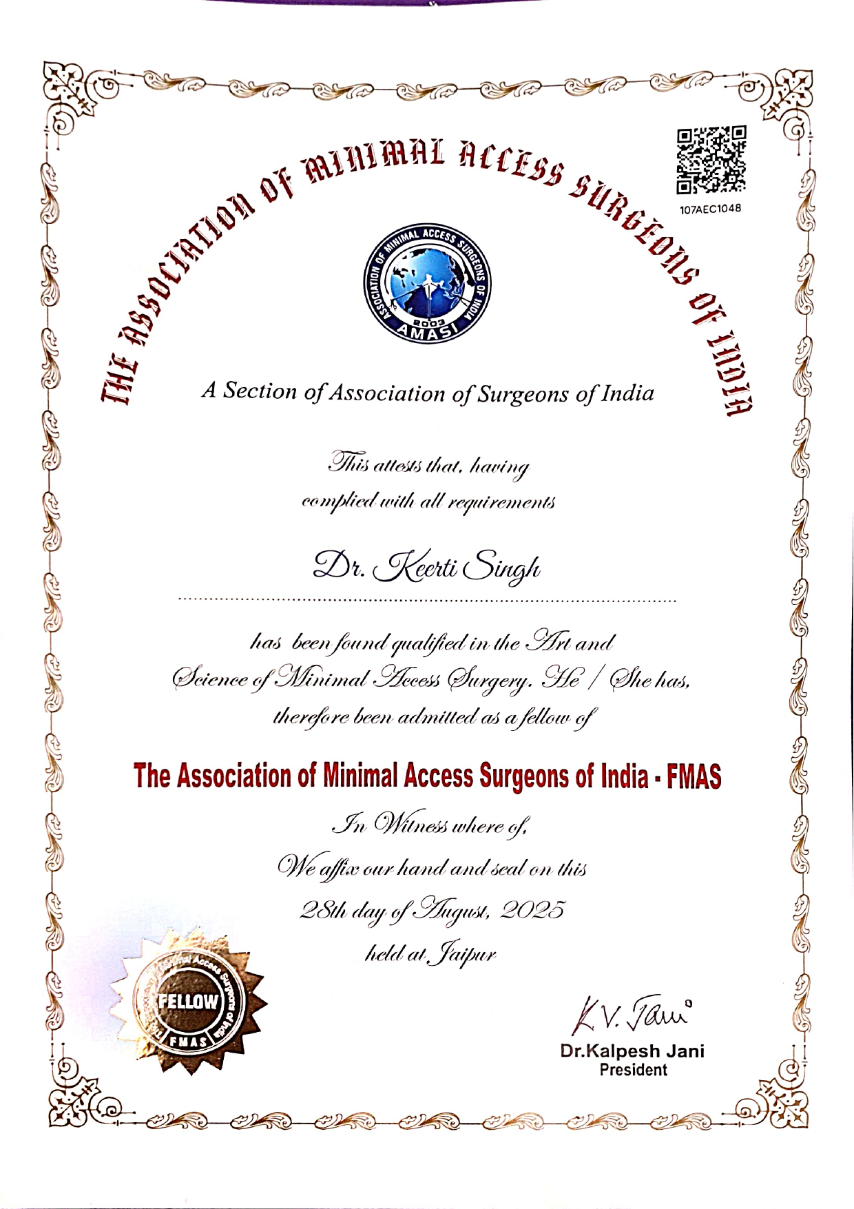 FMAS Degree