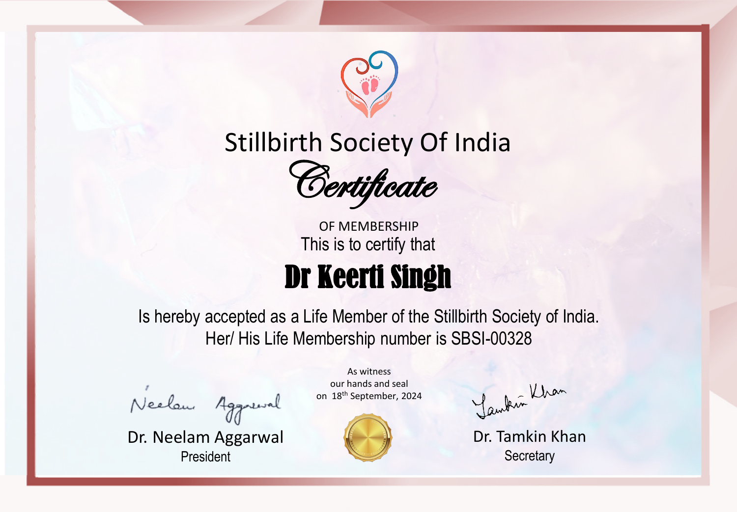 Stillbirth Society of India Membership